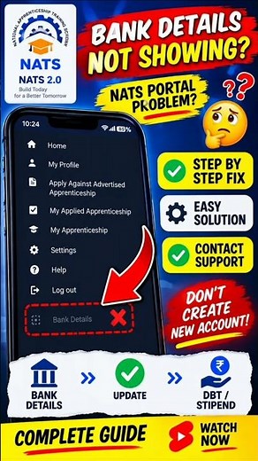 NATS Bank Details Option Not Showing? 😱 Fix It! | NATS 2.0 #nat