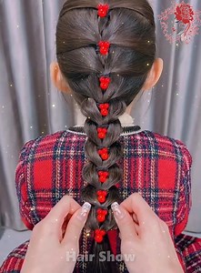 123K views · 3.2K reactions | Sweet and cool colorful braided braids, simple and beautiful! | Hair Show | Facebook