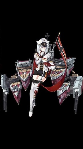 Historical Details in Azur Lane Ship Designs: KMS Tirpitz #shorts