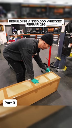 REBUILDING A $330,000 WRECKED FERRARI 296-p3#matarmstrong #wwrecked #lamborghini #rebuild #car