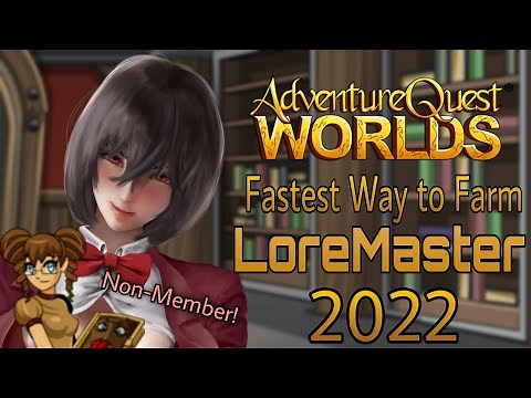 AQW Fastest Way to Farm LoreMaster Rep 2022