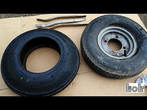 Changer facilement un pneu de remorque