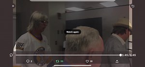 Did you see Slap Shot Movie Steve's last locker room appearance with the Danbury Hat Tricks and the support from Doug Smith from Goon 👊 | Steve Carlson #17