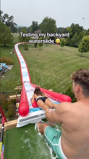 This is your sign to build a Waterslide 😂
