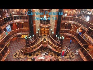 Carnival Paradise Decks 8-14 Tour