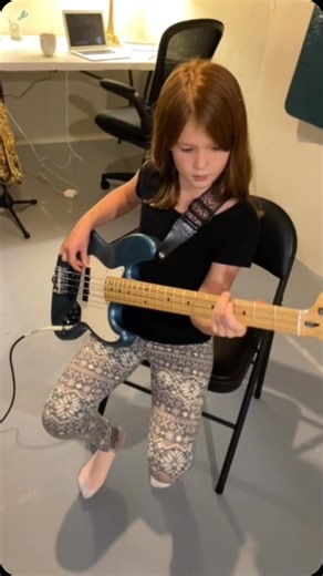 Ruby Adams on Instagram: "Here’s our little Golden Tiger with one of her first videos! Ruby was 8 years old and in 3rd grade - this was November 2020 and we just got Big Blue, her first @fender jazz bass. I Wish, by @steviewonderoficial was one of Ruby’s first big accomplishments on the bass! 🎸💜🐅 Those little fingers were working really hard! 💕 - - - - - #basslove #basslife #instabass #instaofbass #bassgram #bassguitarnation #basspractice #basslines #notreble #funkbass #bassistsofinstagram #