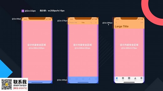 【UI设计训练营】UI设计理论教程之iOS的页面布局规范了解