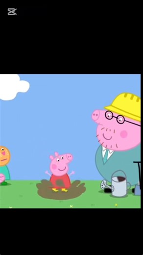 Peppa Pig jumping in exploding puddle 💥