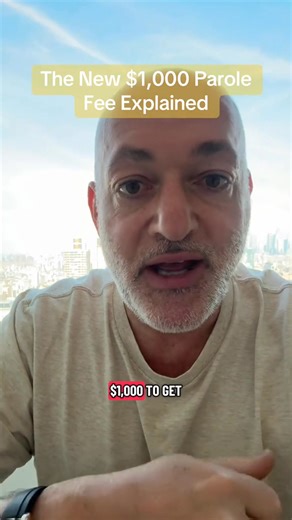 There’s a brand-new $1,000 immigration parole fee that took effect on October 16, 2025 under the new “One Big Beautiful Bill” (H.R. 1) and it’s going to increase every year with inflation. This applies to most people being paroled into the U.S. humanitarian parole, parole-in-place (even military families), family reunification parole, and re-parole unless you fall under a narrow exception. ✅ You’ll pay if: • You’re approved for humanitarian parole (Ukraine, CHNV, FRP, etc.) • You’re granted paro