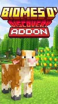 Exploring new biomes in Minecraft! 🌿🌵 Biomes O' Discovery Addon