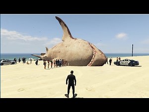 GTA 5 - I Found The Biggest Shark in the History in GTA 5 (Megalodon Shark Attack)