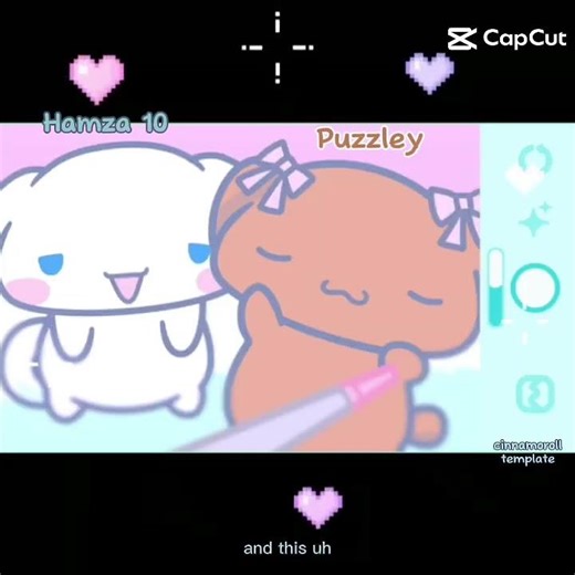 Hamza 10 x Puzzley #capcut #hamza10 #puzzley #cinnamoroll #mocha