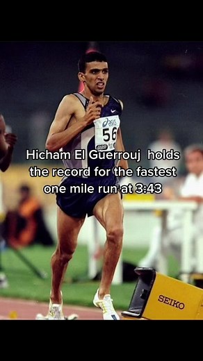 Hicham El Guerrouj #history #track #onemile #quickhistorylesson