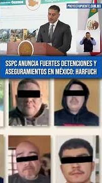 Harfuch highlights the arrest of ‘El Pantera’, 12 members of Los Rusos, and the sinking of a boat...