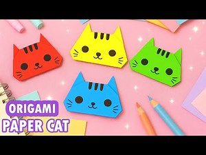 DIY Origami Cat | How to make a paper cat