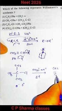 NEET 2026 WES RXN CONCEPT NEET REVISION SERIES NEET JEE MAINS PYQS WITH CONCEPT #CPSHARMACLASSES