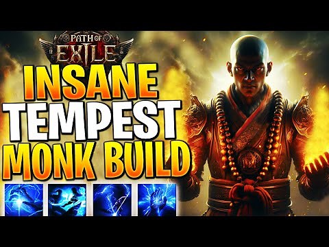 THIS TEMPEST FLURRY MONK BUILD IS NOW S-TIER! Path of Exile 2 Monk Build Guide
