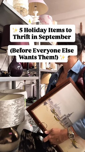 7.5K views · 1K reactions | If you wait until December to thrift...