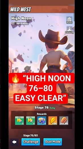 🔥 High Noon Stage 76–80 Guide | Easy Clear Strategy | Last War: Survival