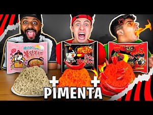 WHOEVER EATS THE MOST SPICY JAPANESE Noodles WINS!