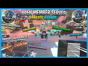 VANTASY LEGENDS: SERVER MINECRAFT SURVIVAL RPG - ADA SENJATA LEGENDARIS, SUPPORT JAVA & MCPE