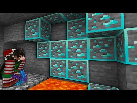 the biggest diamond veins ever found in minecraft...