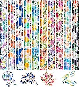 Amazon.com: HTVRONT Floral Heat Transfer Vinyl - 12"x10" Watercolor Flower Iron On Vinyl Sheets, 11 Packs Pattern HTV with 1 PTFE Sheet, Patterned HTV Vinyl Bundle for Spring Clothing Costume : Arts, Crafts & Sewing