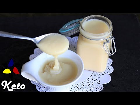 Sugar Free Sweetened Condensed Milk | Keto Recipes | Keto Dessert