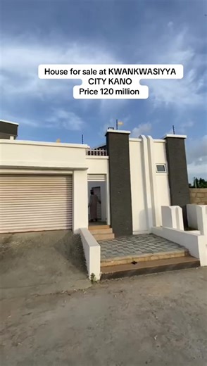 Call/watsap 08033502416 We are please to serve you property. Type:- HOUSE Title document:- HOUSING Location KWANKWASIYYA CITY ZARIA ROAD Kano state Map :- 4 rooms en-suite, 3 parlors, Kitchen and car park spaces Require amount 120 million naira @sassauchi #sassauchii #hussain #moha