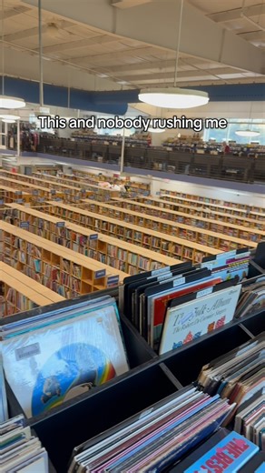 LINDSAY | HOPS 🐰 on Instagram: "a collector’s paradise #physicalmedia #cd #cdcollection #vinyl #vinylcollection"