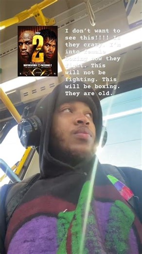 They are boring. I will not watch boxing. I will watch them fight. Men boxing boring.