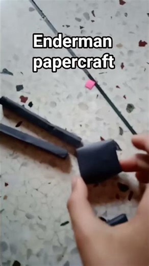 Enderman papercraft #art #funk #minecraft