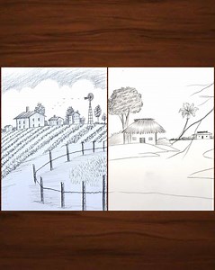 188K views · 7.7K reactions | How to sketch easy scenery | Drawing Book | Facebook