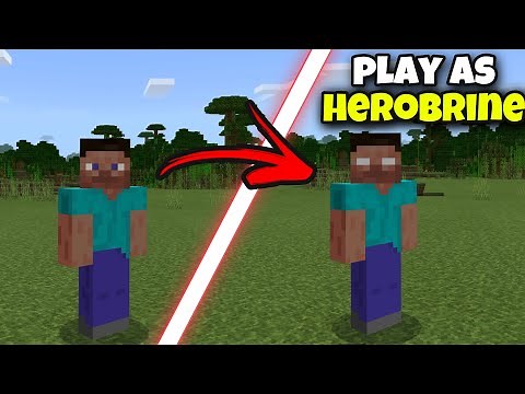HOW TO GET A HEROBRINE SKIN FOR FREE IN MINECRAFT BEDROCK!!!
