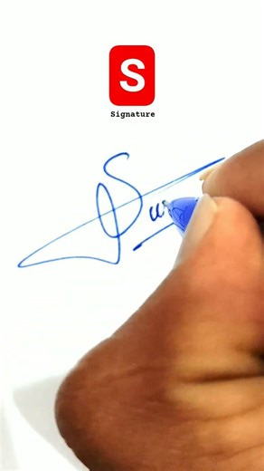 ✅S Signature ideas | Letter S Signature | S Signature Tutorial #signature #design #shorts #lettering