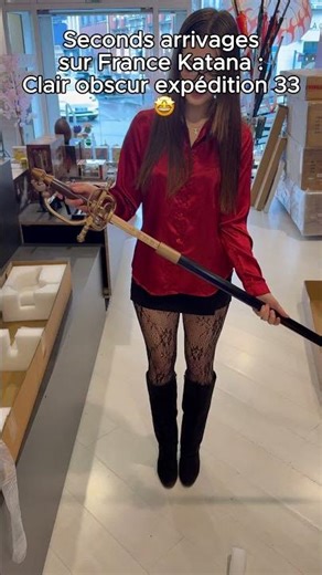 Ces katanas viennent d'arriver… 😮⚔️ #clairobscurexpedition33
