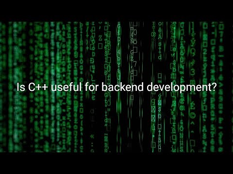 Is C++ useful for backend development?