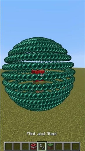 Ender Pearl Sphere #minecraft #minecraftshorts