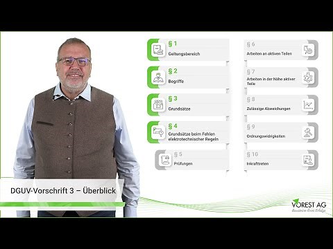 Die DGUV Vorschrift 3 in der Übersicht