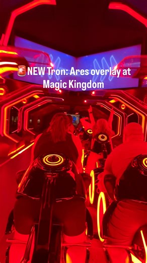 4.2K views · 525 reactions | NEW! Tron: Ares overlay at Magic Kingdom This overlay with the @nineinchnails music is here for a limited time. Watch Tron: Ares in theaters October 10th, 2025. ⁉️Are you going to ride Tron on your next Walt Disney World trip? #waltdisneyworld #disneyparks #magickingdom #orlando #tron #tronares #ares #nineinchnails | The Magical Details | Facebook