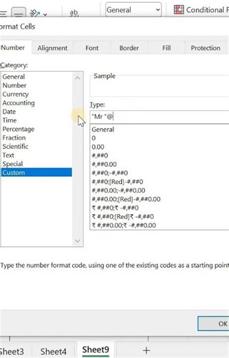 Add MR Automatically 🔥 | Custom Format Trick BROSY ACADEMY #excel #exceltips #exceltricks