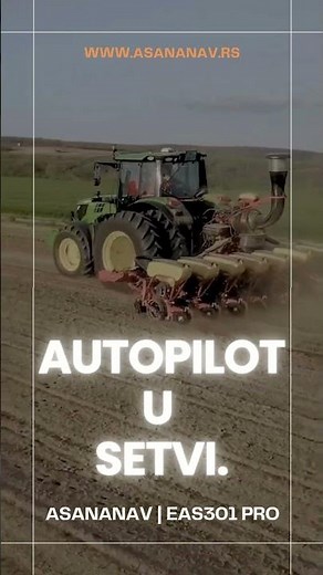 Precizna setva uz eSurvey autopilot navigaciju | Traktor sa automatskim upravljanjem