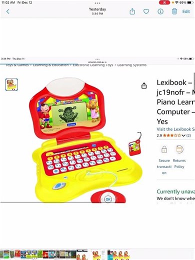 Noddy laptop