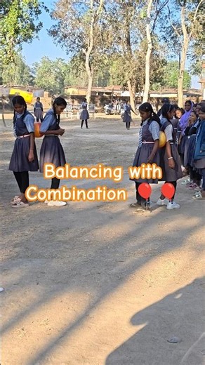 Balancing with Combination 🎈🎈।। #School #Activity #shorts #ytshorts #fun #education #shortsviral