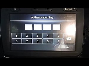Renault authentication key