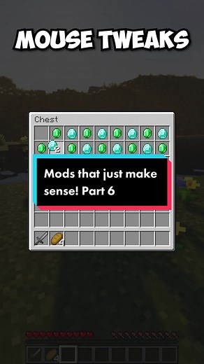 Mouse Tweaks Mod for Minecraft - Item Management Made Easy