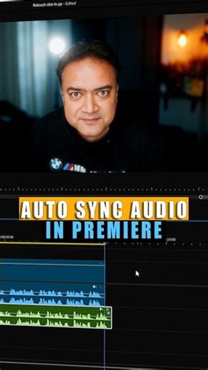 Stop Syncing Audio Manually (Do This Instead) #PremierePro #VideoEditing #PremiereProTips