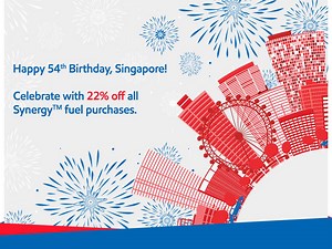 Esso Singapore - Get into the National Day spirit with us....