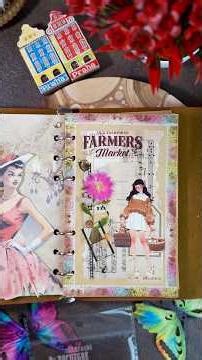 🧺 Cozy Vintage Scrapbooking Journal | | ASMR Sounds #asmr #scrapbooking #journal