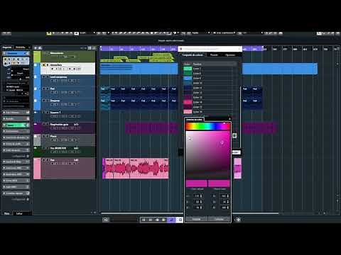 CUBASE 10.5 | Como personalizar la paleta de colores | Junio 2020